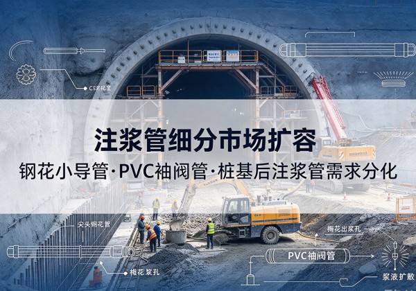 凉山注浆管细分市场扩容，隧道钢花小导管、PVC 袖阀管、桩基后注浆管需求分化