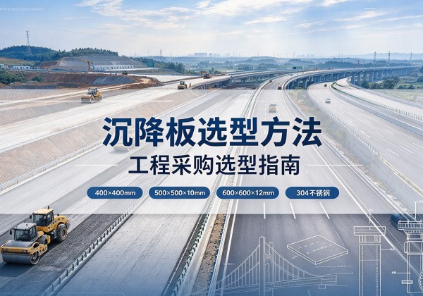 凉山沉降板选择方法